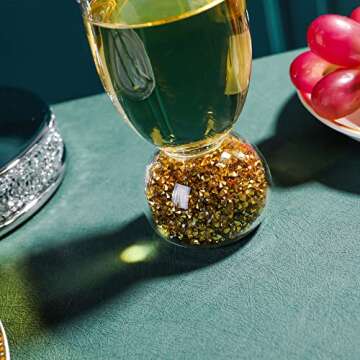 Elegant Crystal Champagne Glasses Set - Perfect Gift Idea