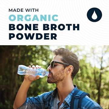 Grass-Fed Bone Broth Capsules with Collagen from Organic Bone Broth Powder. Collagen Supplement for ...