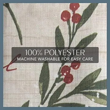 Elrene Holiday Tree Trimmings Tablecloth for Festive Dining