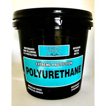 CrystaLac Extreme Protection Water Based Polyurethane (Satin, 32oz Quart)