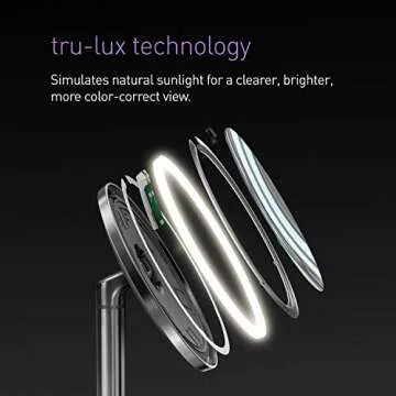 simplehuman Sensor Mirror - Lighted 5X Magnifying Mirror