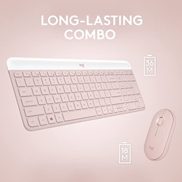 Logitech MK470 Slim Wireless Keyboard and Mouse Combo