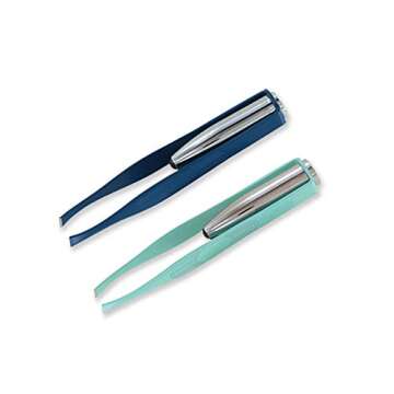 1st Choice 3 Stainless Steel Make Up LED Light Eyelash Eyebrow Hair Removal Lighted Tweezer