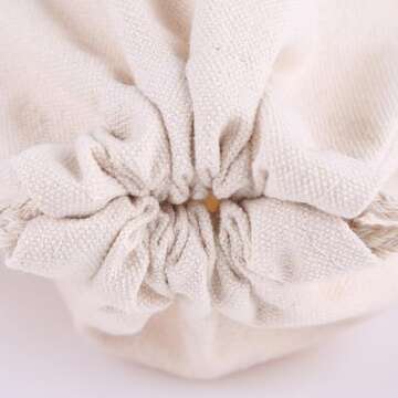 MTGHYARE 4 Pack Large Christmas Bags Drawstring Canvas for DIY Gifts