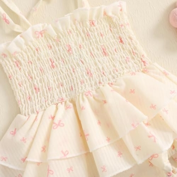 Adorable Infant Baby Girls Romper Dress for Summer