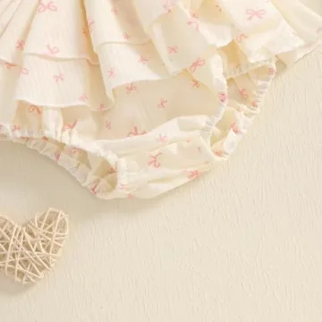 Adorable Infant Baby Girls Romper Dress for Summer