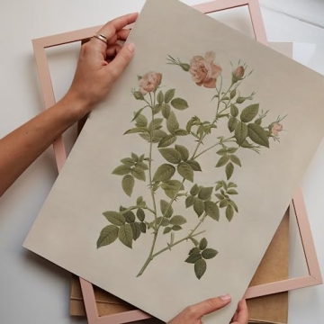 Vintage Flower Wall Art for Elegant Home Decor