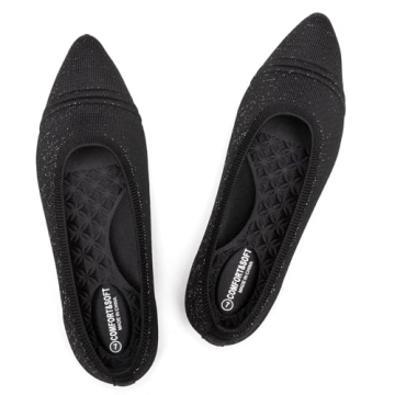 Frank Mully Women's Pointed Toe Flats - Stylish and Comfortable Office Shoes