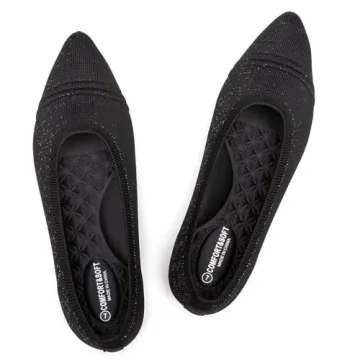 Frank Mully Women's Pointed Toe Flats - Stylish and Comfortable Office Shoes
