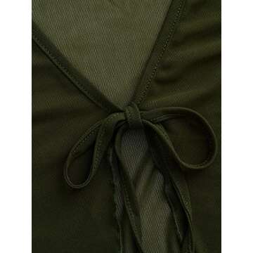 Stylish Verdusa Sheer Shrug Crop Top for Effortless Fashion