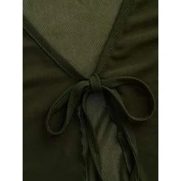 Stylish Verdusa Sheer Shrug Crop Top for Effortless Fashion