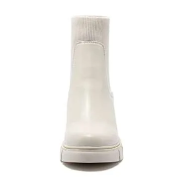 REDTOP Women's Chunky Block Heel Chelsea Boots