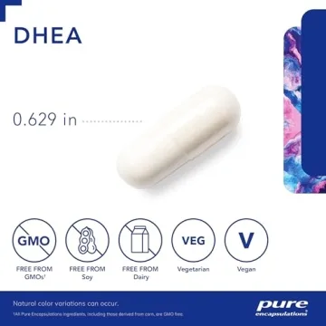 Pure Encapsulations DHEA 10 mg Supplement for Energy & Balance