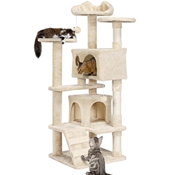 Yaheetech 54in Cat Tree Tower for Kittens and Cats
