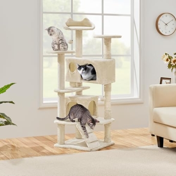 Yaheetech 54in Cat Tree Tower for Kittens and Cats