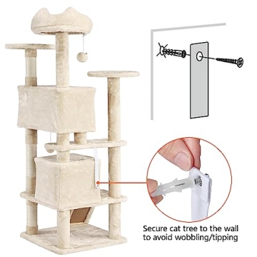 Yaheetech 54in Cat Tree Tower for Kittens and Cats