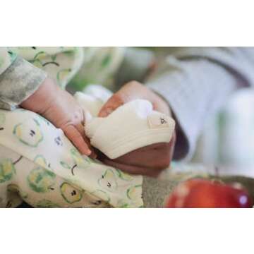 Burt's Bees Baby Infant Washcloths, 100% Organic Cotton, Soft and Super Absorbent Knit Terry Wash Cloth - 3 Pack Set