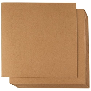 Juvale 24 Pack 12x12 Cardboard Sheets for Crafts and Shipping