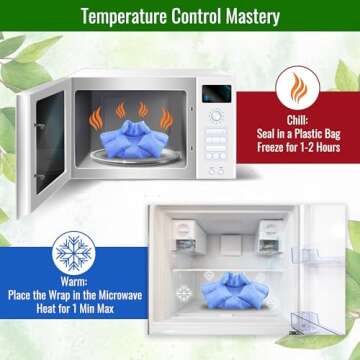 Herbal Neck and Shoulder Aromatherapy Wrap for Pain Relief