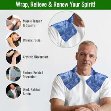 Herbal Neck and Shoulder Aromatherapy Wrap for Pain Relief