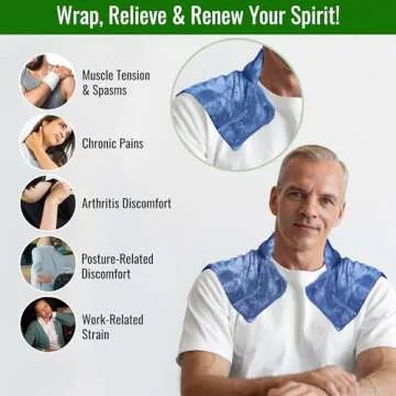Herbal Neck and Shoulder Aromatherapy Wrap for Pain Relief