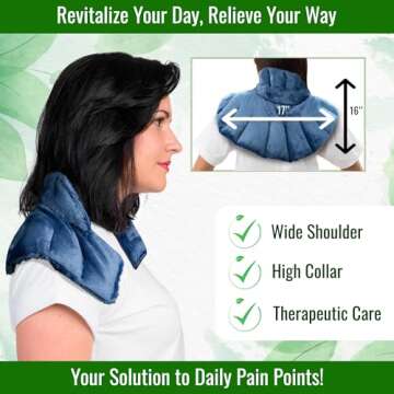 Herbal Neck and Shoulder Aromatherapy Wrap for Pain Relief