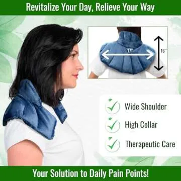 Herbal Neck and Shoulder Aromatherapy Wrap for Pain Relief
