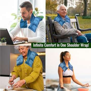 Herbal Neck and Shoulder Aromatherapy Wrap for Pain Relief