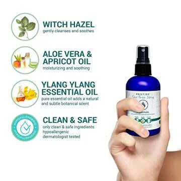 PRISTINE Toilet Paper Spray - As Seen on Shark Tank, More Natural Personal Cleansing Wipes & Flushable Wet Wipes Alternative, Spray Toilet Paper to Create Flushable Wipe, Original, 4 fl oz