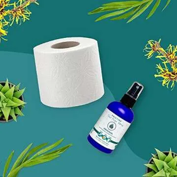 PRISTINE Toilet Paper Spray - As Seen on Shark Tank, More Natural Personal Cleansing Wipes & Flushable Wet Wipes Alternative, Spray Toilet Paper to Create Flushable Wipe, Original, 4 fl oz