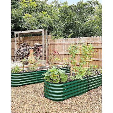 Vego Garden 17" Tall Modular Raised Bed Kit British Green