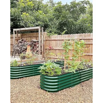Vego Garden 17" Tall Modular Raised Bed Kit British Green