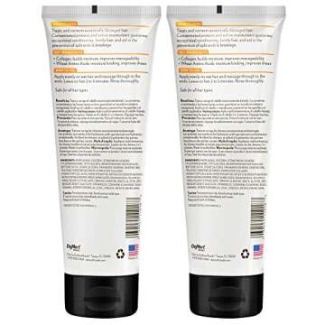 Hi-Pro-Pac Hair Mask - Extremely Damaged Hair Repair - (2-Pack) 8 fl oz - Intense Protein Treatment ...