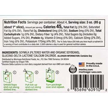 Morinaga Organic Silken Tofu Pack of 12 – Vegan & Versatile