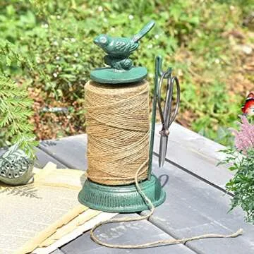 Sungmor Cast Iron Garden Twine Holder - Stylish & Durable