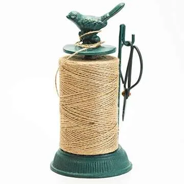 Sungmor Cast Iron Garden Twine Holder - Stylish & Durable