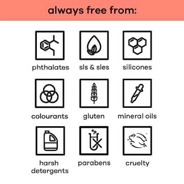 basd Natural Body Wash, Refreshing Citrus Grapefruit | Organic & Moisturizing Ingredients, Vegan, Hypoallergenic, 8 Ounce Tube