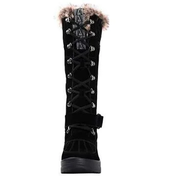 GLOBALWIN Winter Knee High Boots - Stylish & Warm