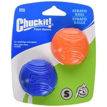 Chuckit! Strato Ball Dog Toy for Small Dogs - 2 Pack