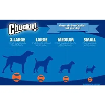 Chuckit! Strato Ball Dog Toy for Small Dogs - 2 Pack