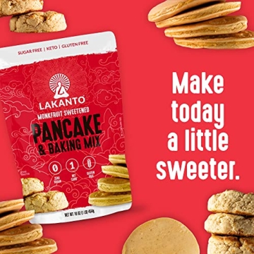 Lakanto Sugar Free Pancake Mix - Keto Friendly and Delicious