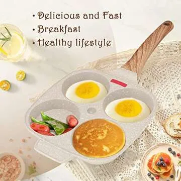 Bobikuke Nonstick Egg Frying Pan for Perfect Breakfasts
