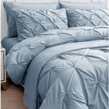 Luxury 7 Piece Queen Comforter Set - Soft and Stylish