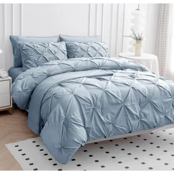 Luxury 7 Piece Queen Comforter Set - Soft and Stylish