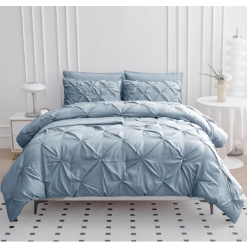 Luxury 7 Piece Queen Comforter Set - Soft and Stylish