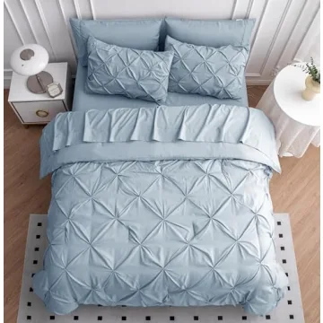 Luxury 7 Piece Queen Comforter Set - Soft and Stylish