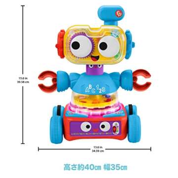 Fisher-Price 4-in-1 Learning Bot for Kids Ages 6+ Months