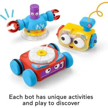 Fisher-Price 4-in-1 Learning Bot for Kids Ages 6+ Months