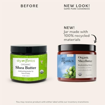 Sky Organics Organic Shea Butter 15 oz for Nourished Skin