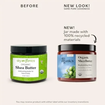 Sky Organics Organic Shea Butter 15 oz for Nourished Skin